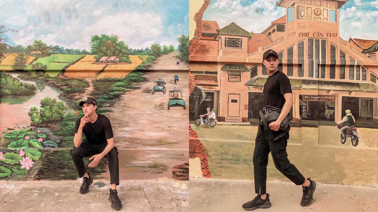 Con đường bích họa tại Bến Ninh Kiều