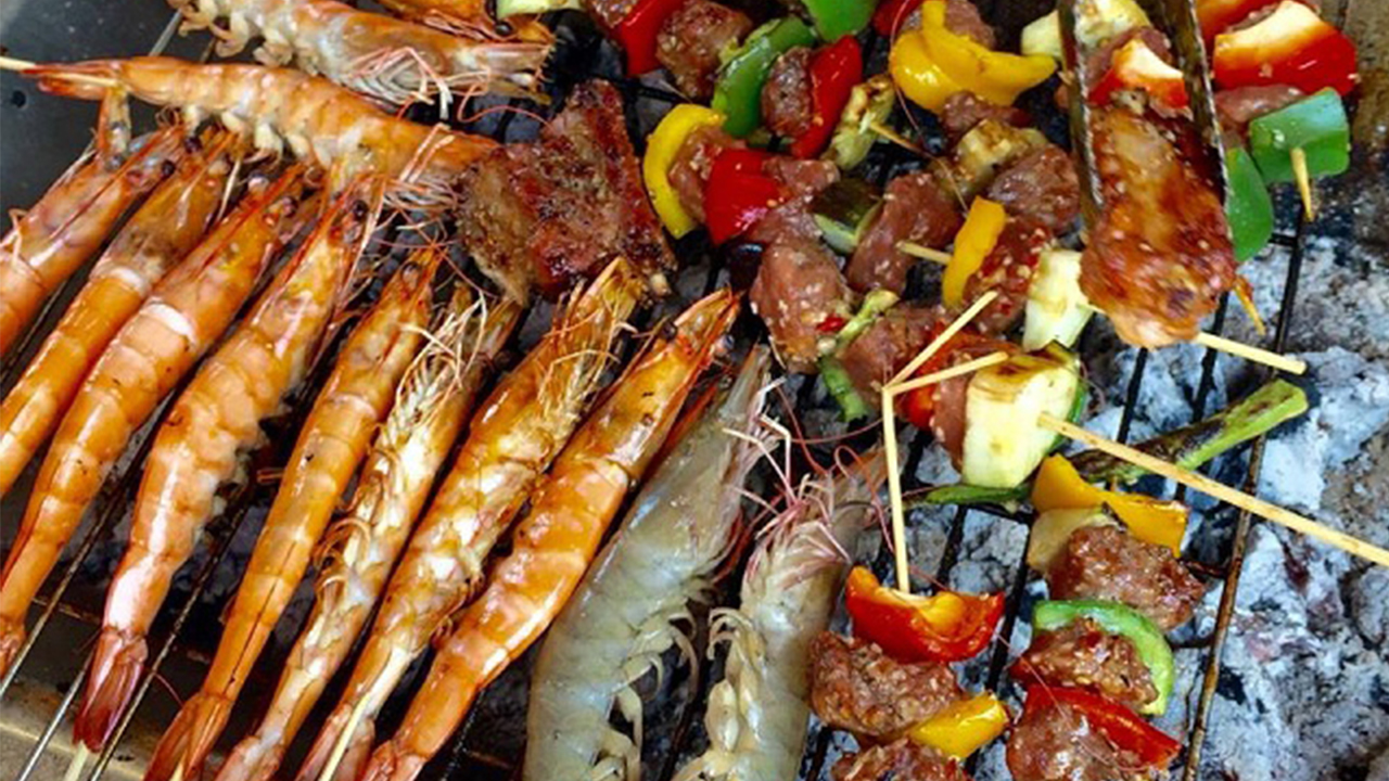 Xiên nướng tươi ngon và đa dạng ở Cô 3 Còi