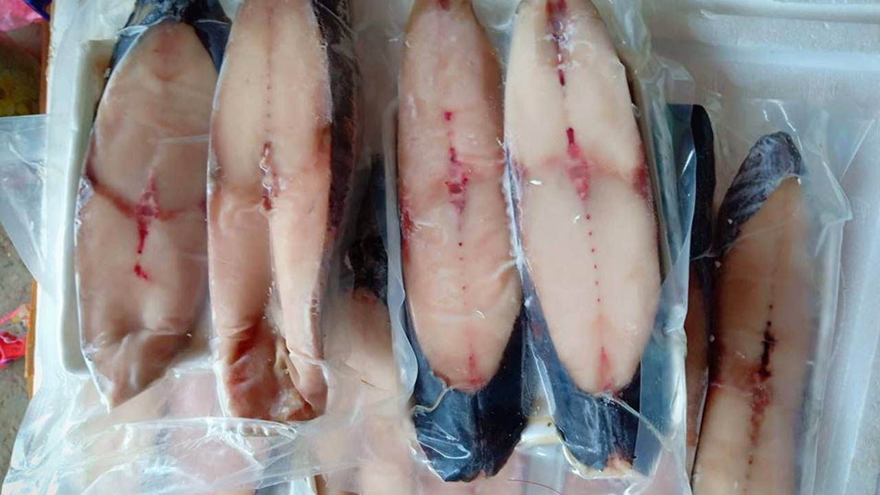 Cá thu một nắng Côn Đảo