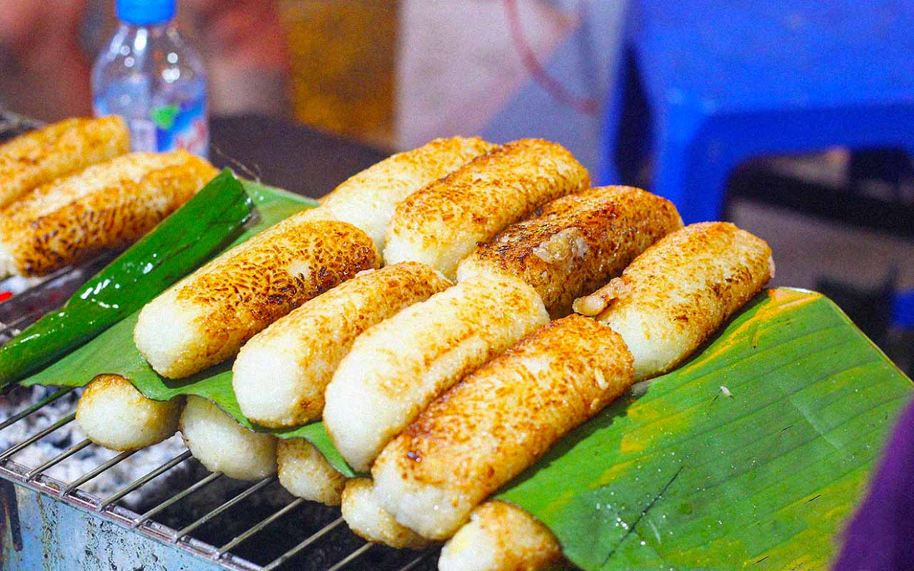 Chuối nếp nướng Cần Thơ