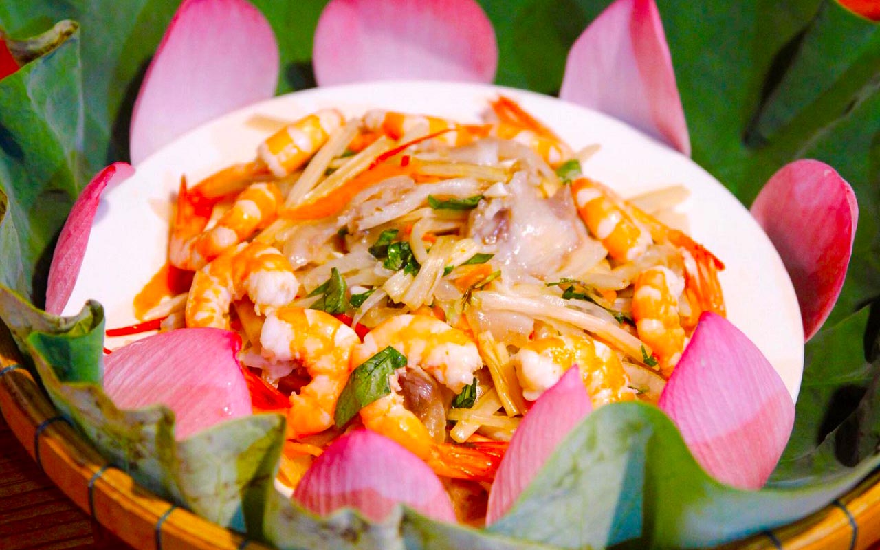 Gỏi ngó sen Đồng Tháp