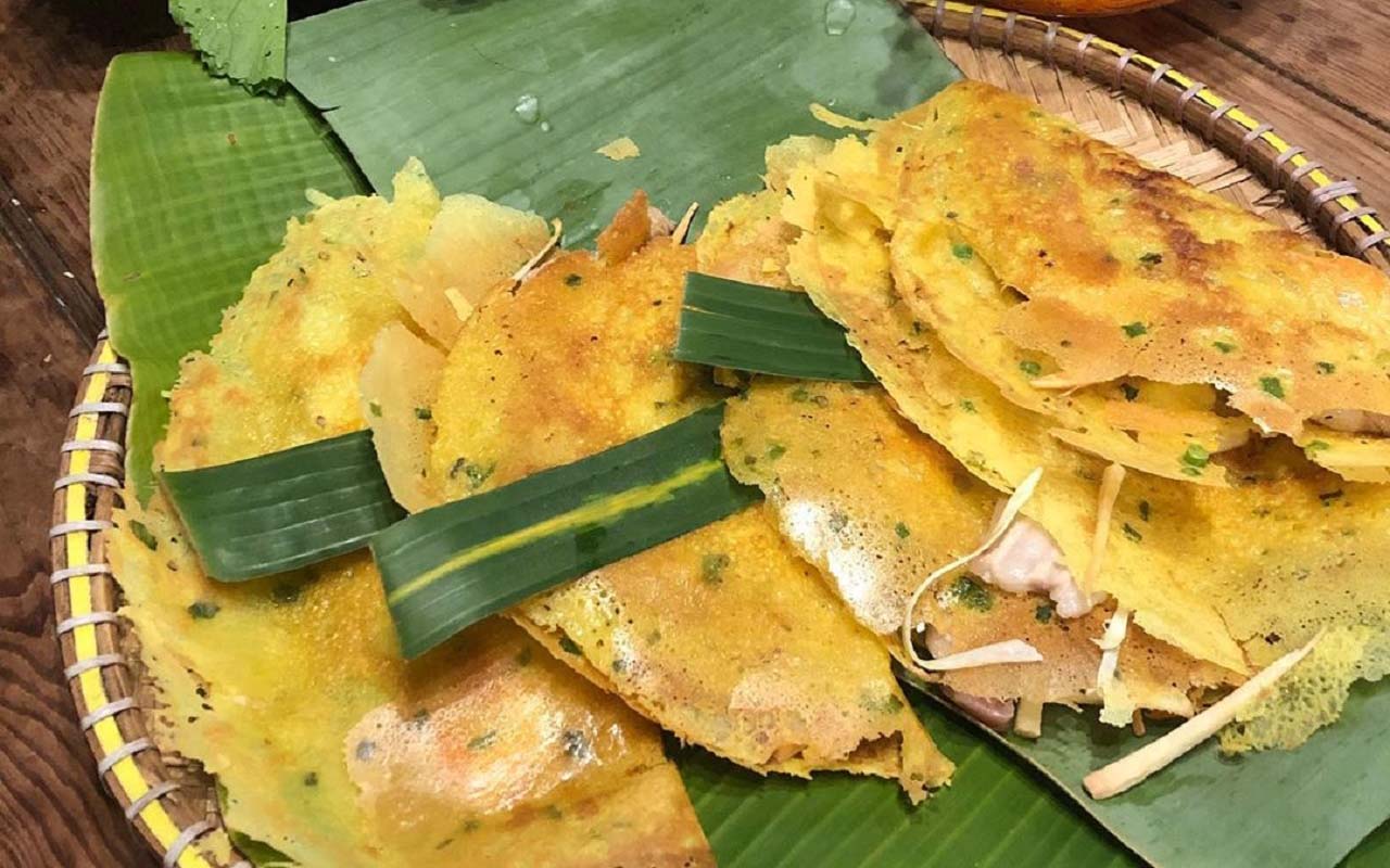 Bánh xèo củ hủ dừa