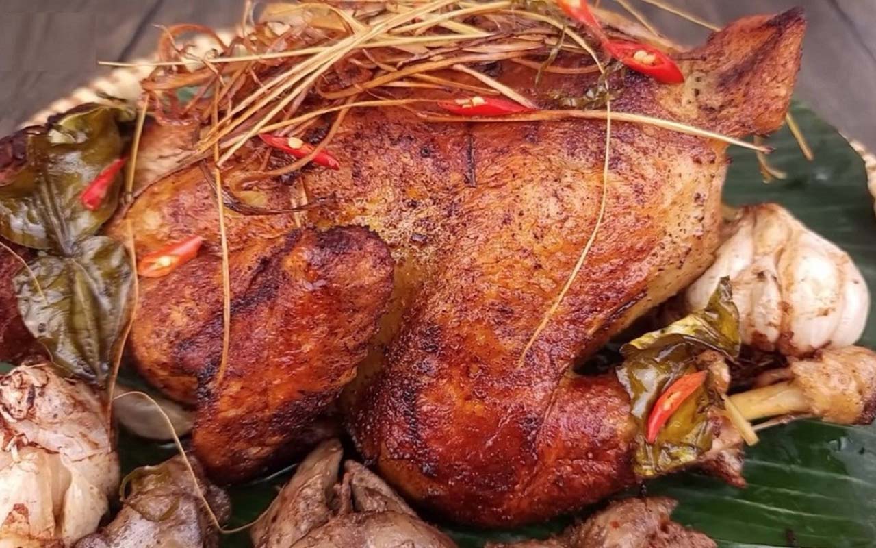 Gà nướng Ô Thum