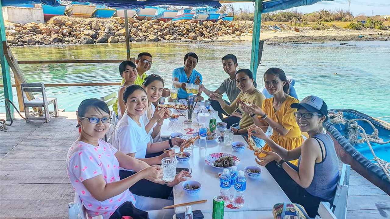 Du lịch Nam Du ăn gì?