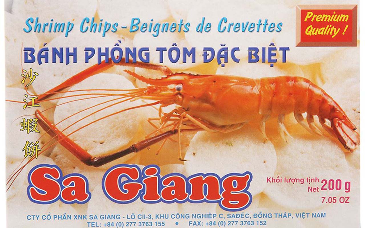 Bánh phồng tôm Sa Giang