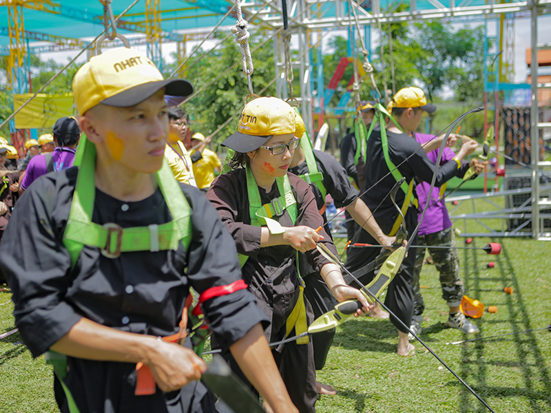 TEAMBUILDING TRÒ CHƠI DÂN GIAN DƯỚI NƯỚC SASUKE (MS009)